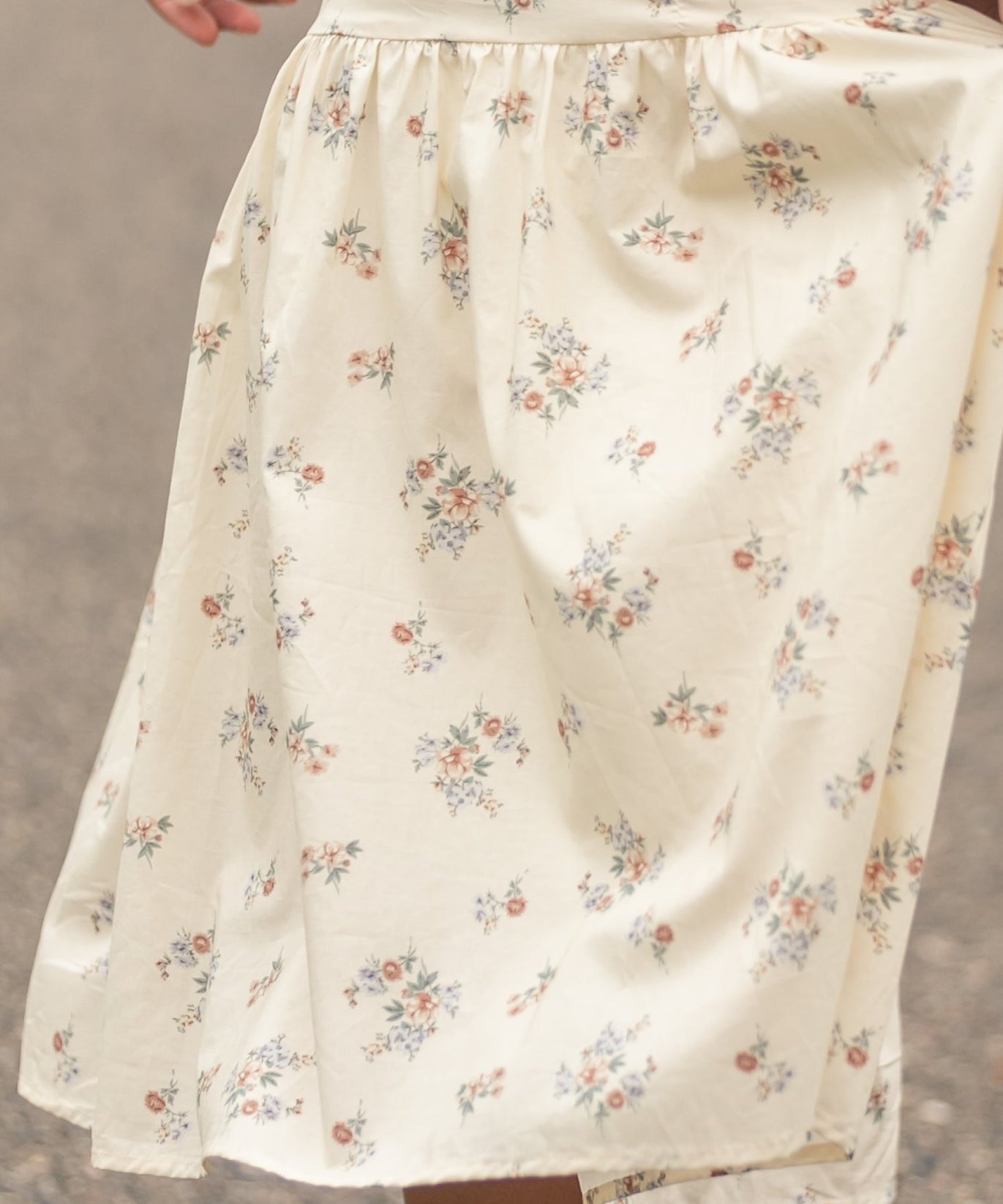 Katrina Half Sleeve Floral Midi Dress - FINAL SALE