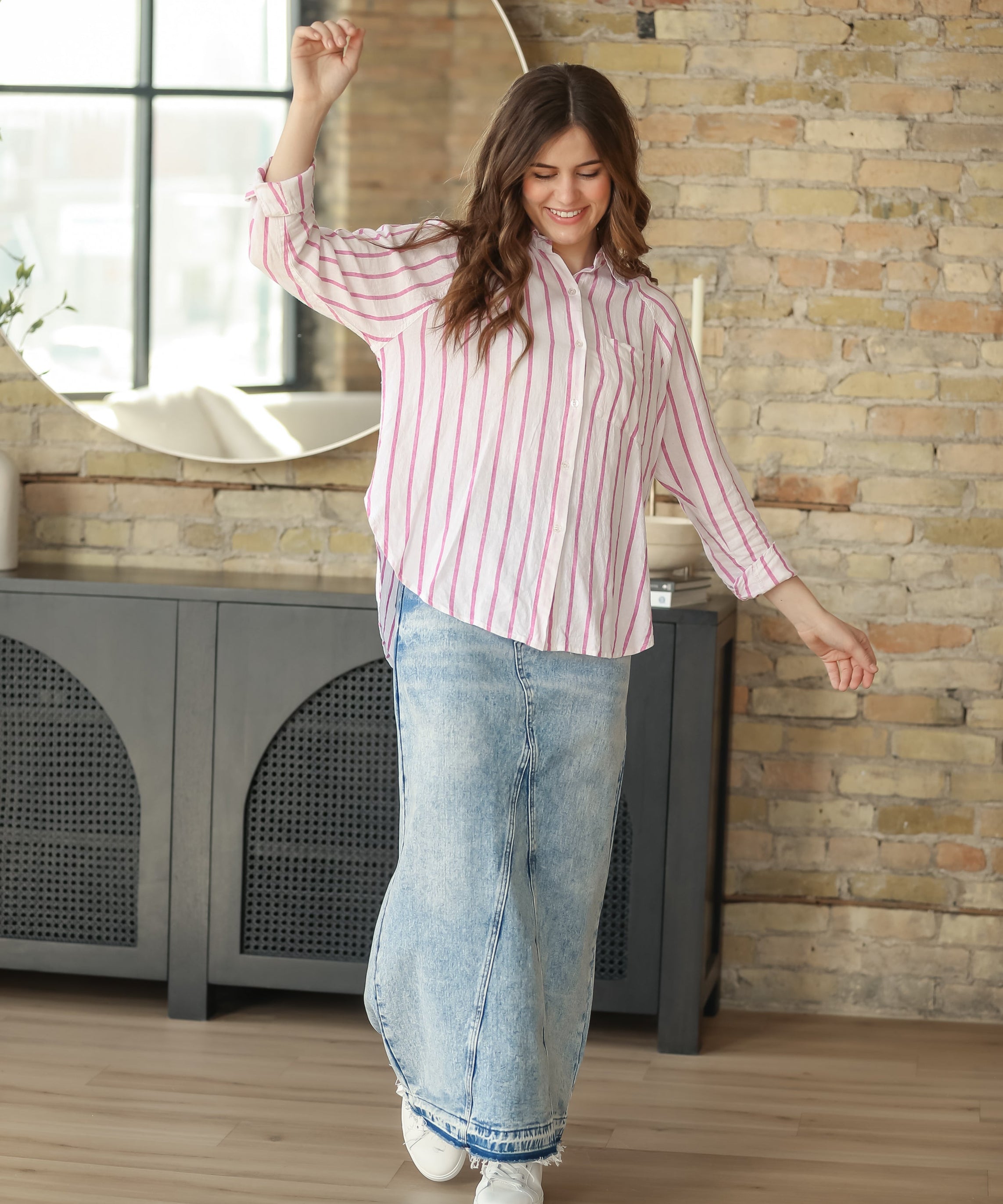 Mina Denim Maxi Skirt