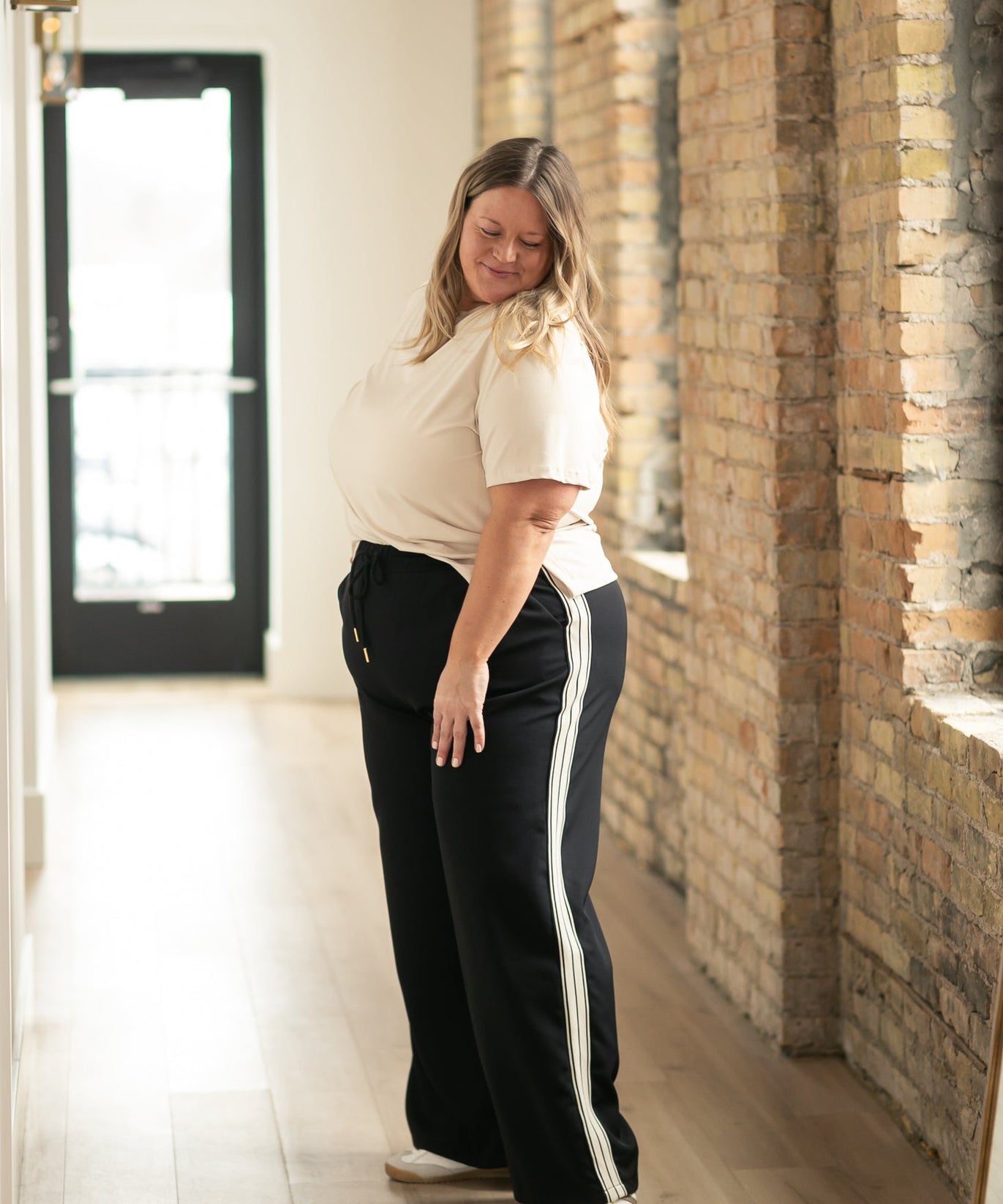 Nina Wide Leg Track Pants