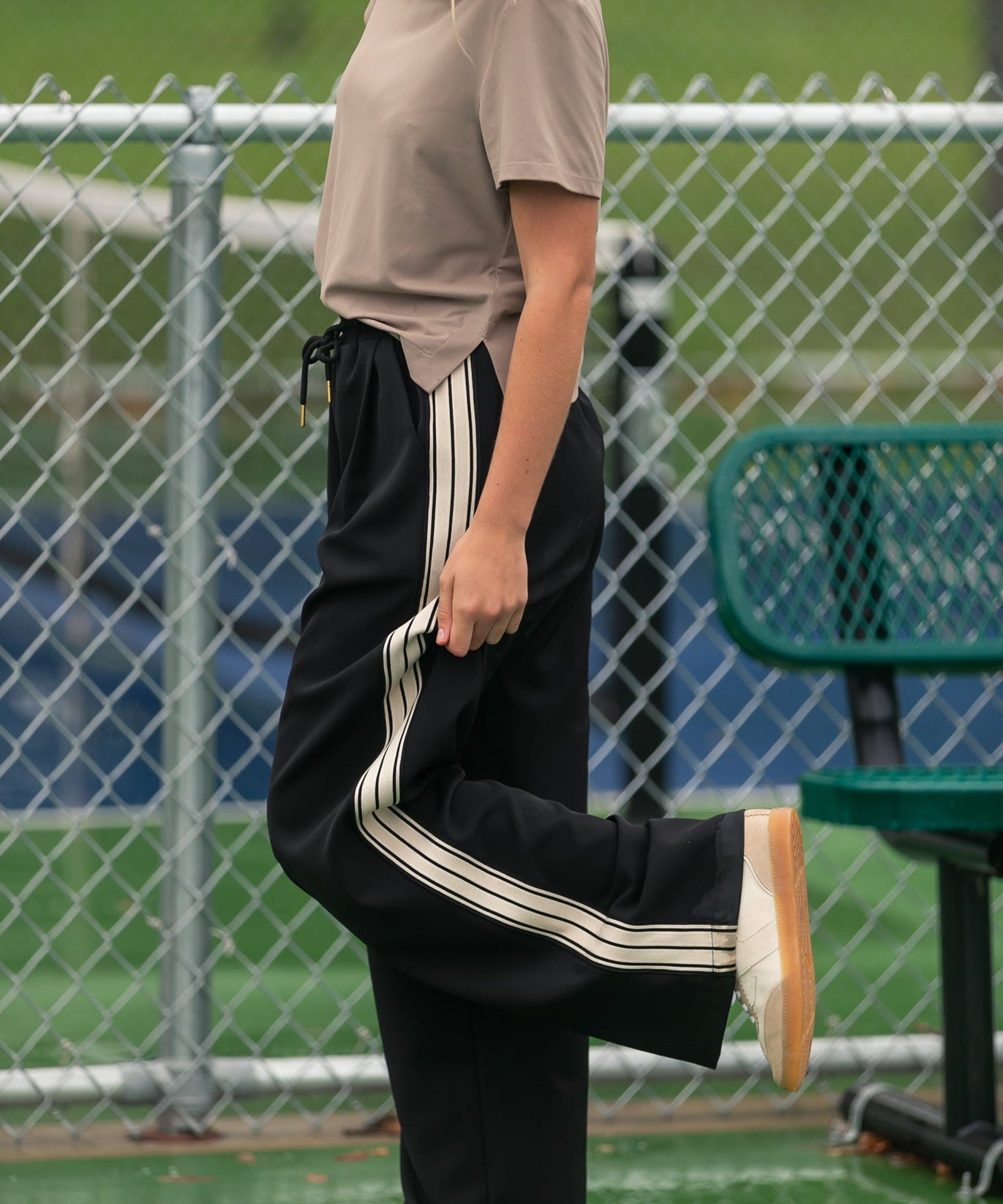 Nina Wide Leg Track Pants