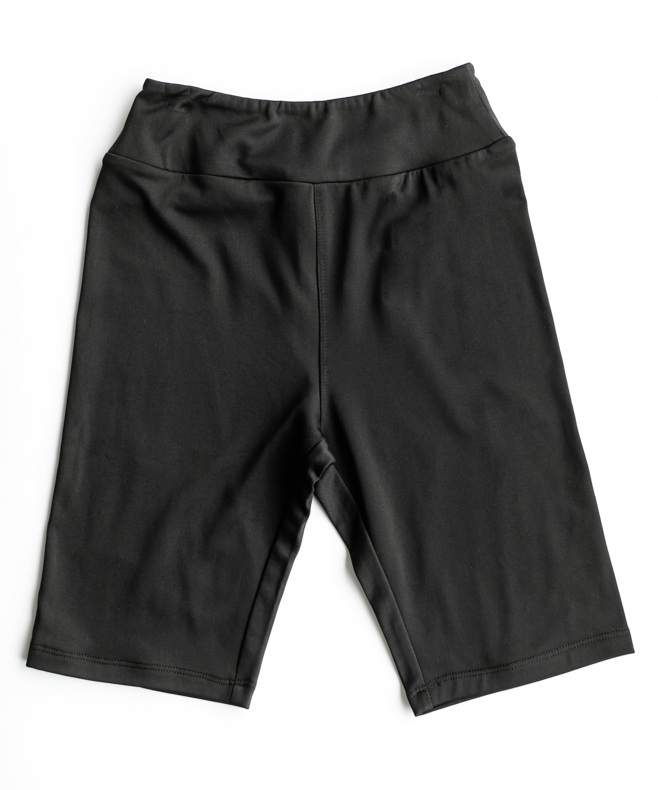 No Cling Premium Black Biker Shorts