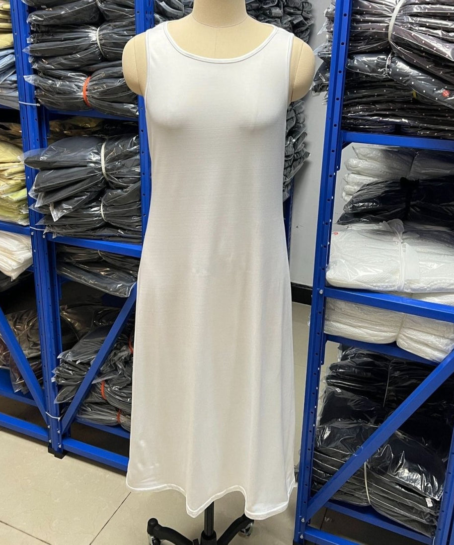 Pearl-Trim Lace Overlay Maxi Dress Set(MS464)