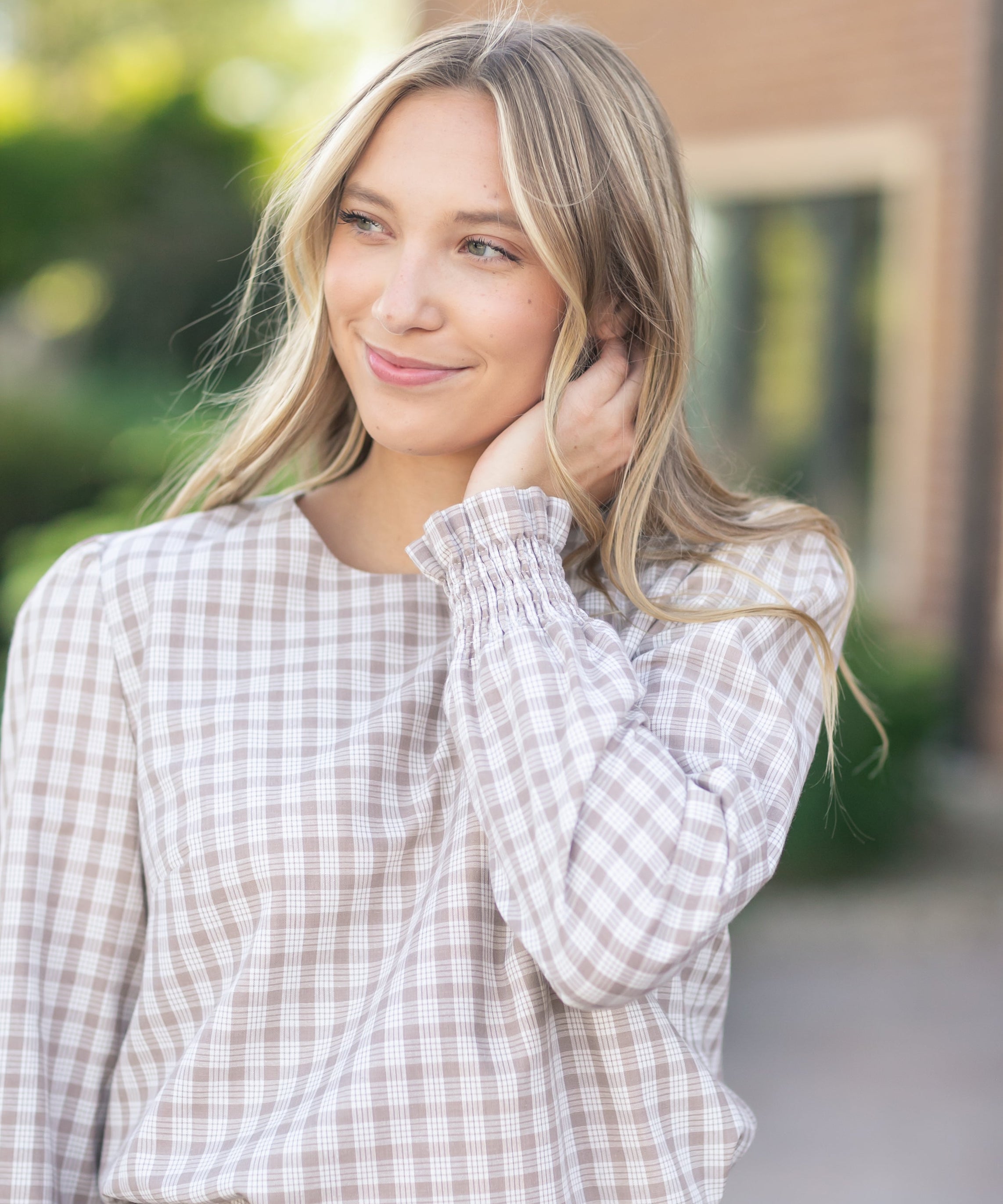 Blake Cinched Sleeve Blouse