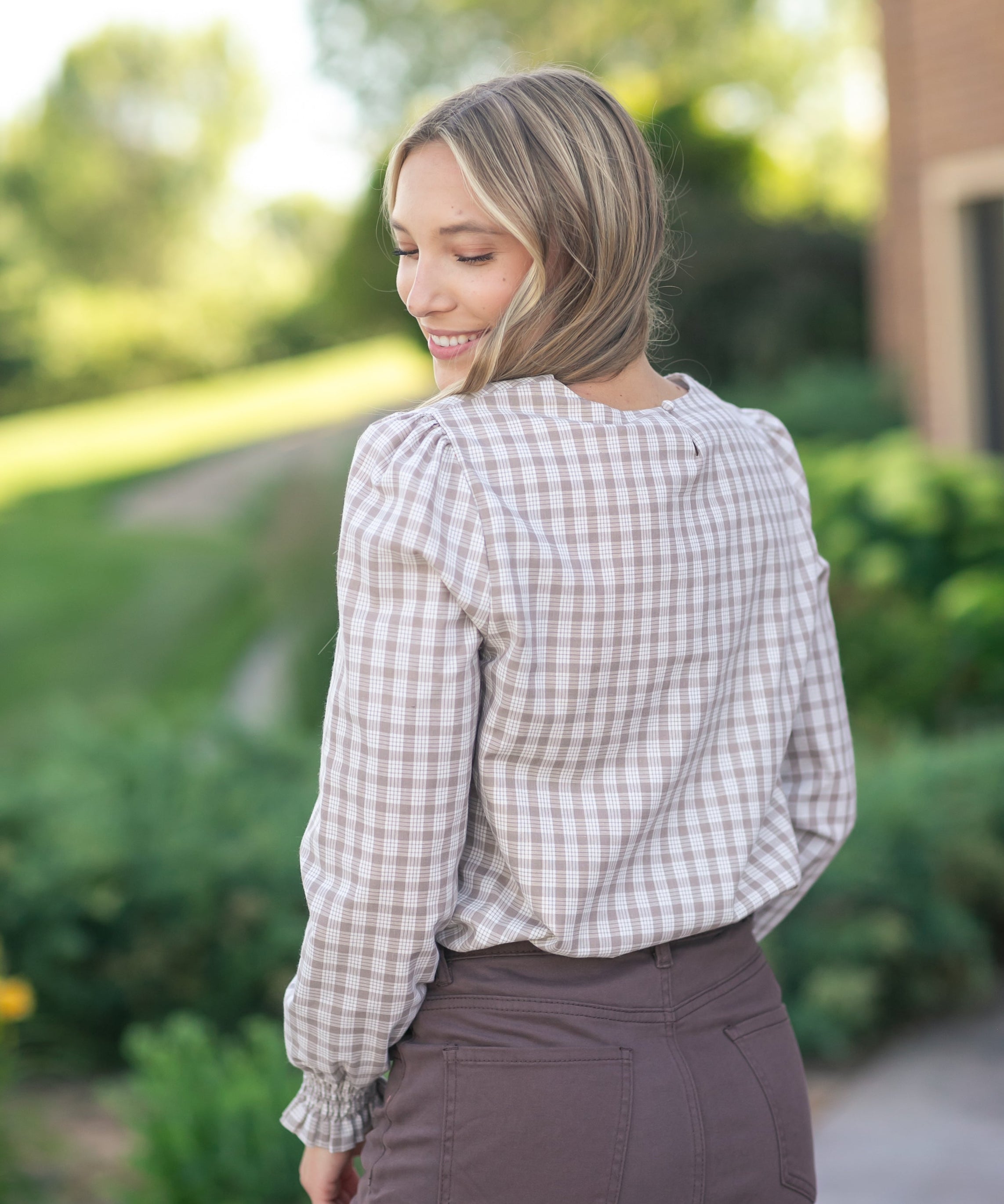 Blake Cinched Sleeve Blouse