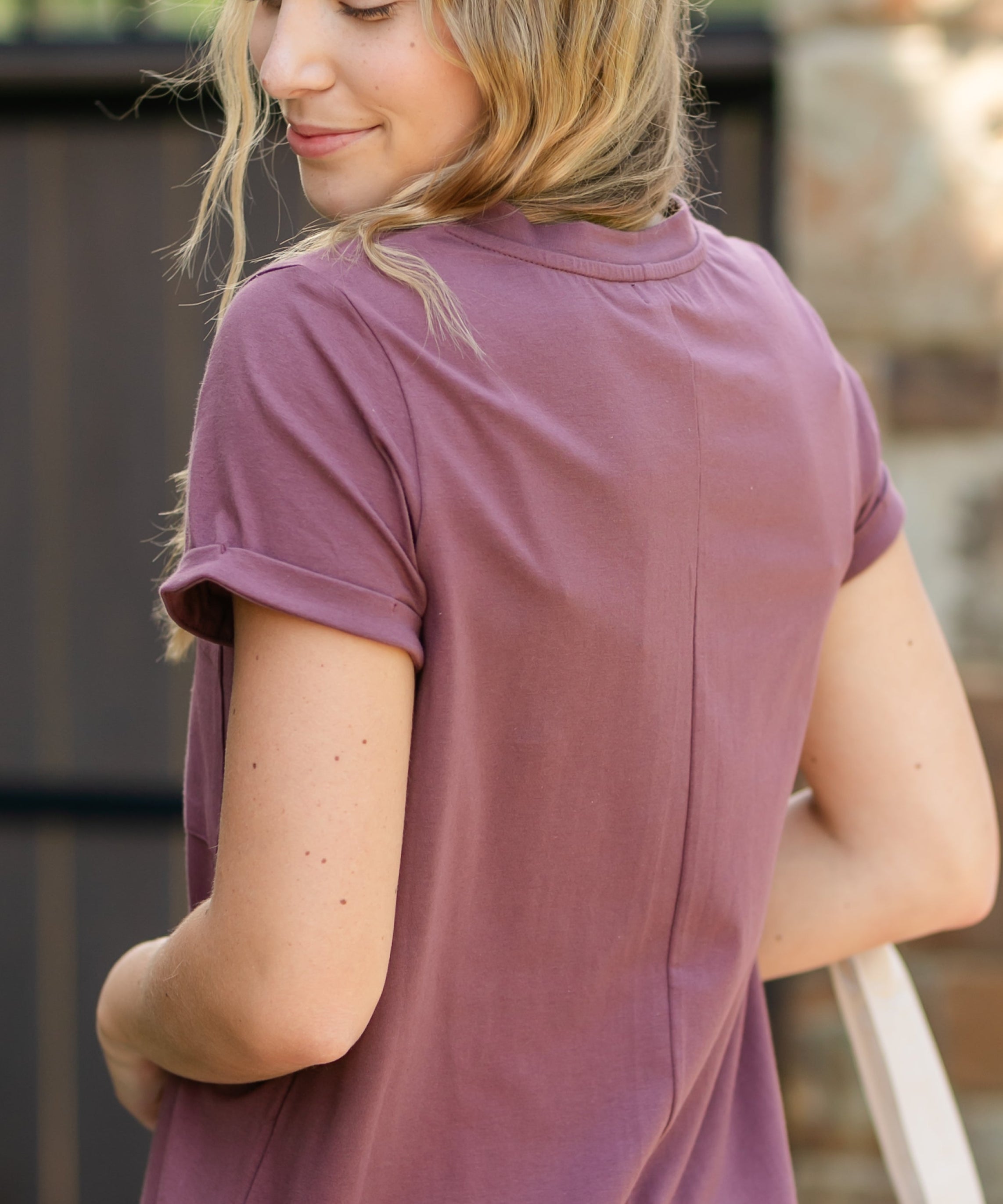 Finley V-neck T-shirt Dress