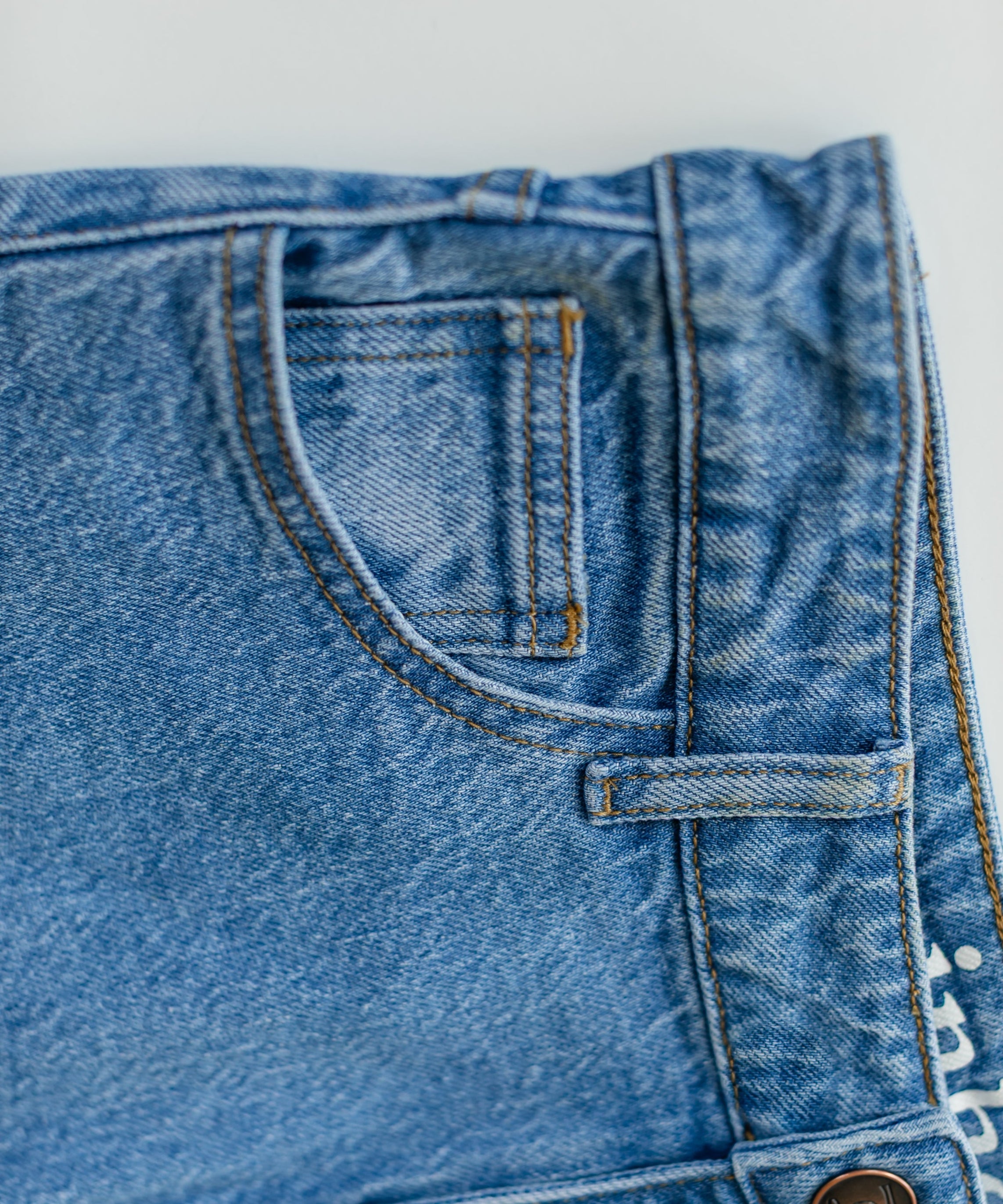 Remi Denim Classic Wash Midi Skirt