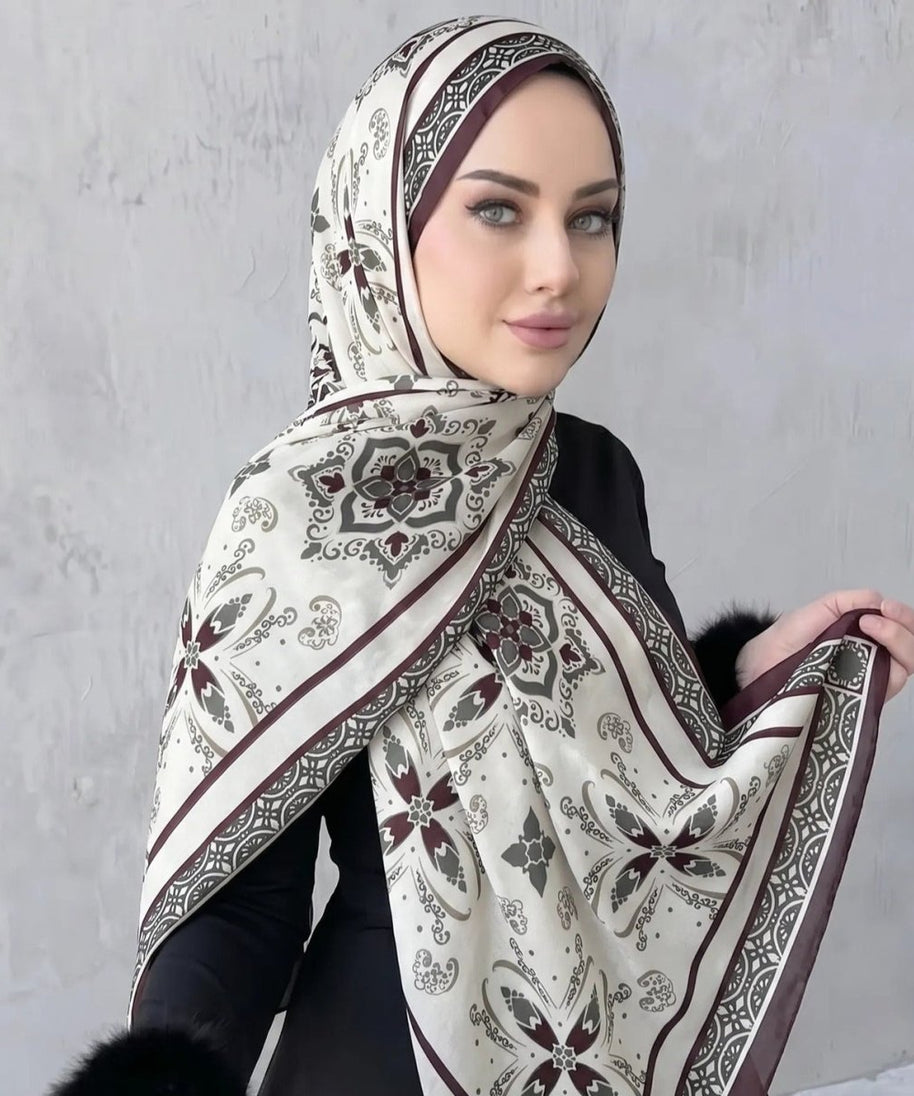 Printed Hijab Scarf(MH239)