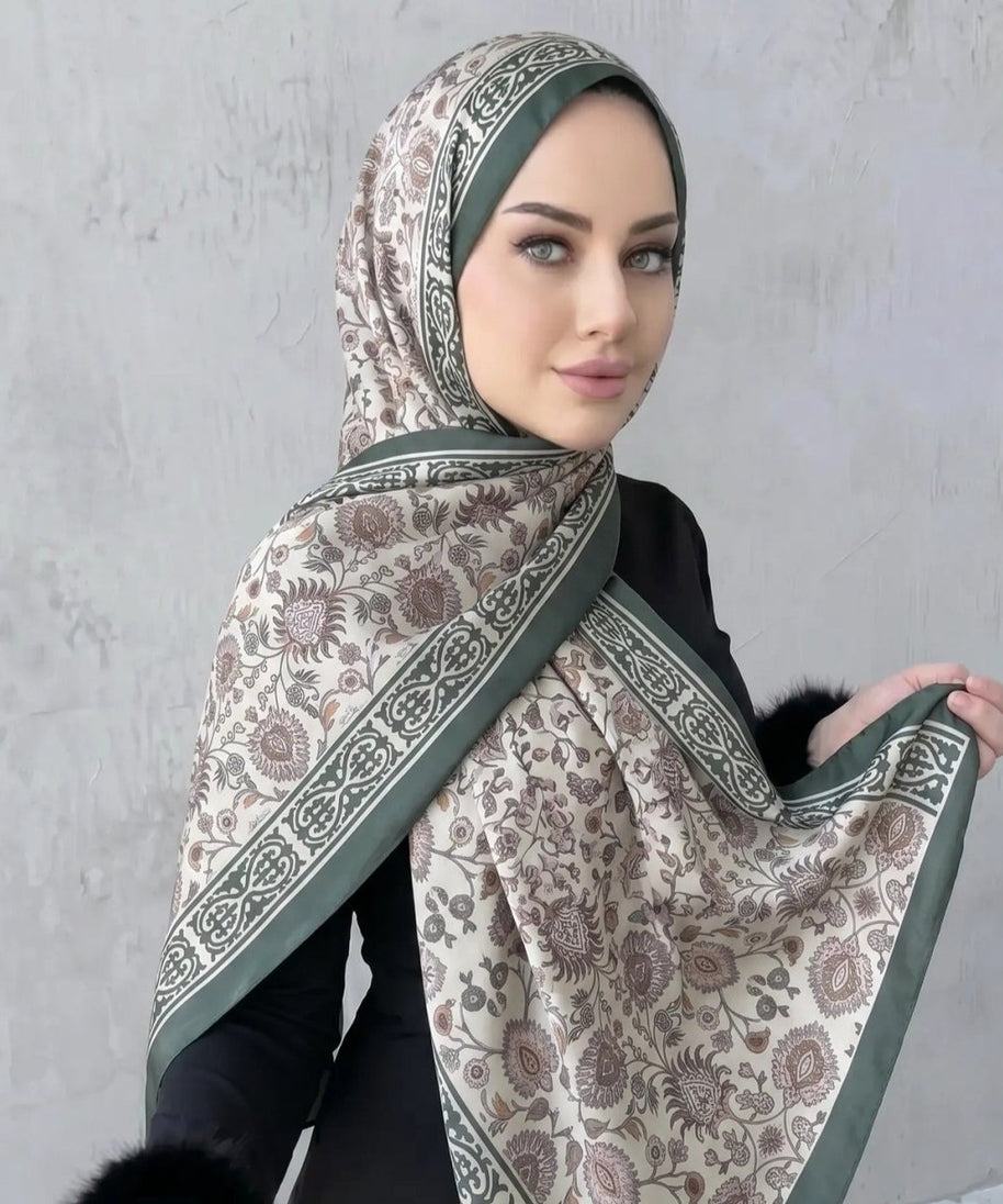 Printed Hijab Scarf(MH239)