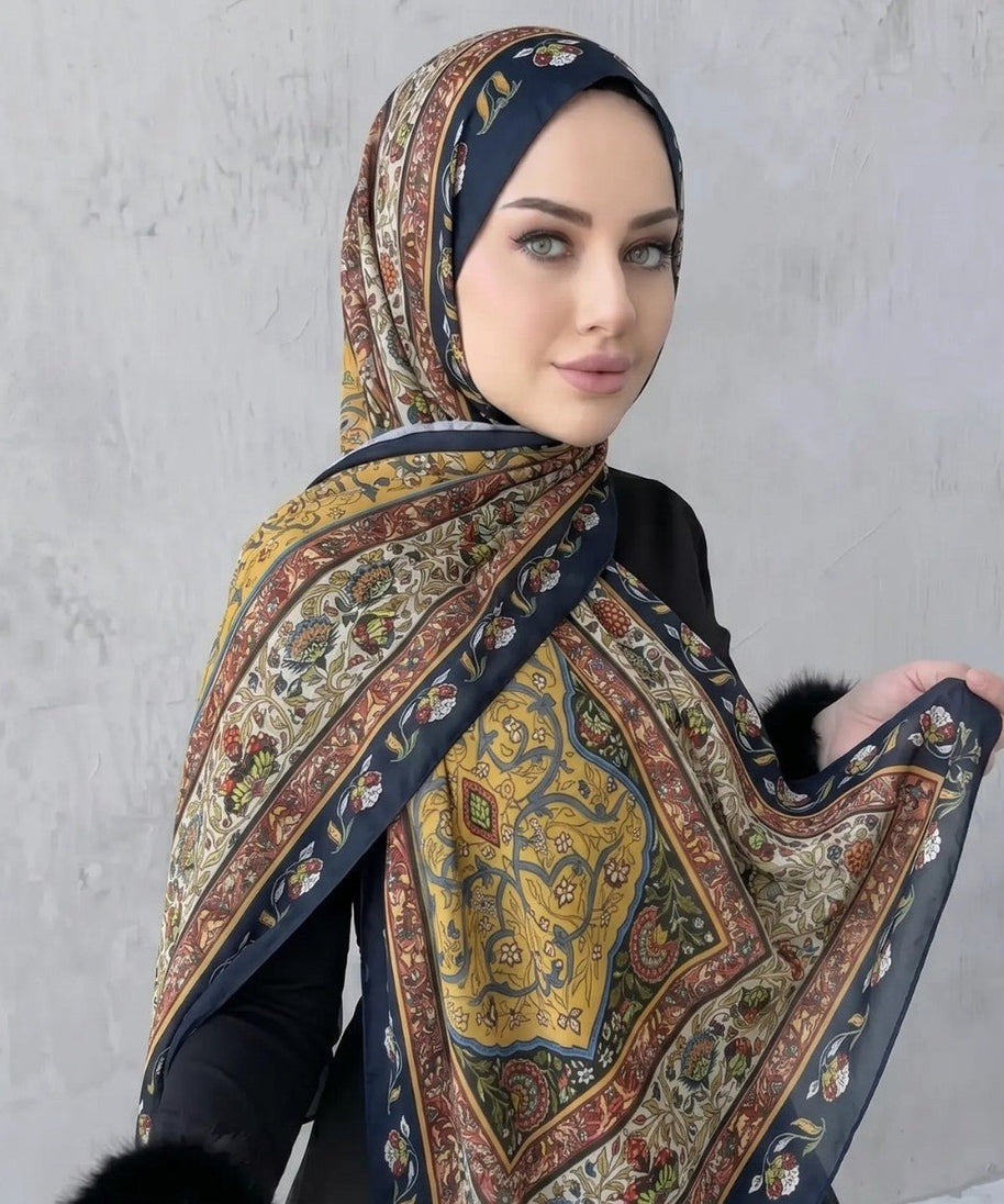Printed Hijab Scarf(MH239)