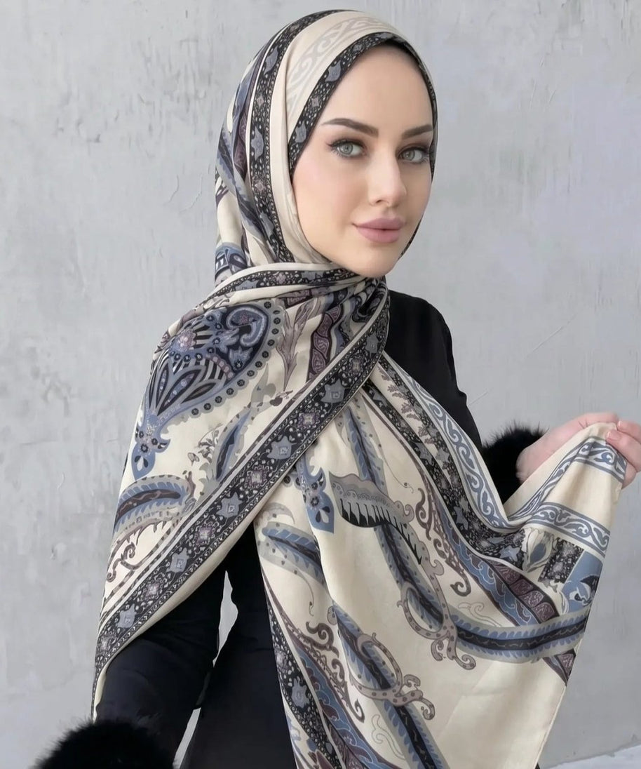 Printed Hijab Scarf(MH239)