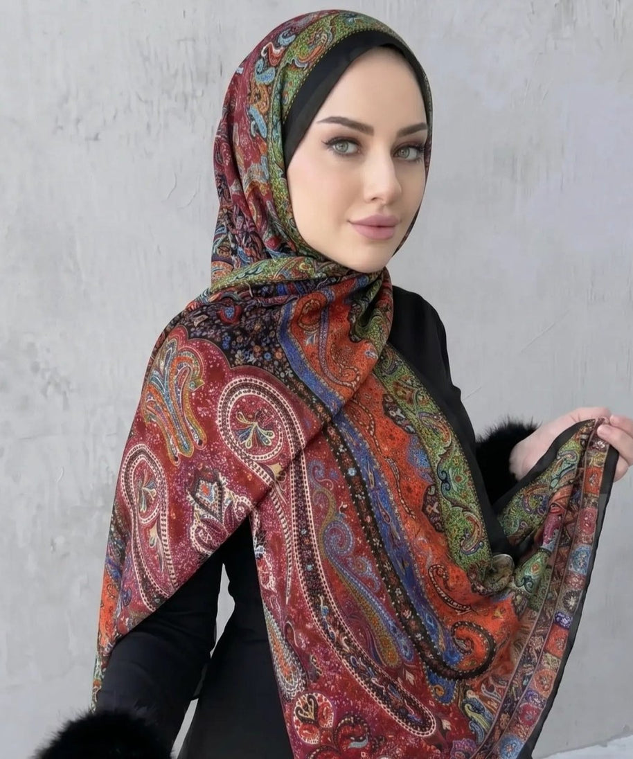 Printed Hijab Scarf(MH239)
