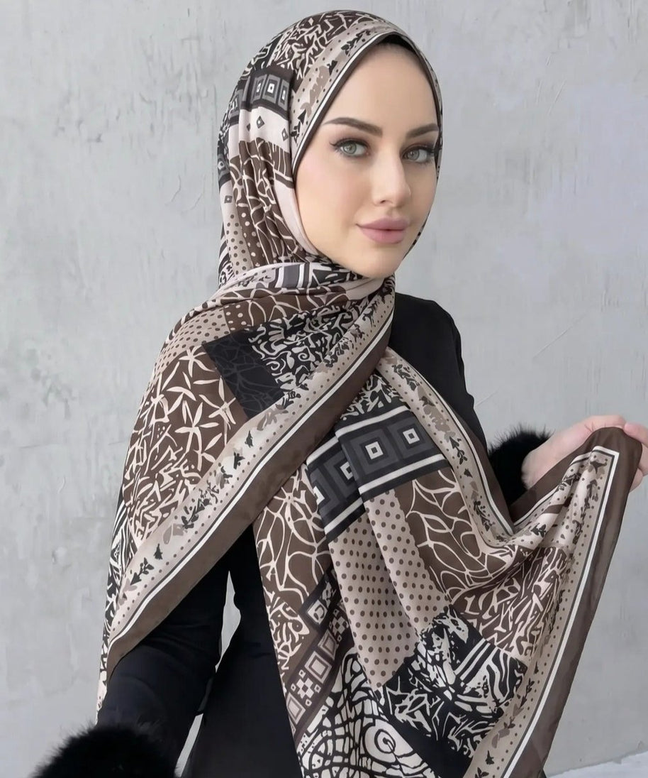 Printed Hijab Scarf(MH239)