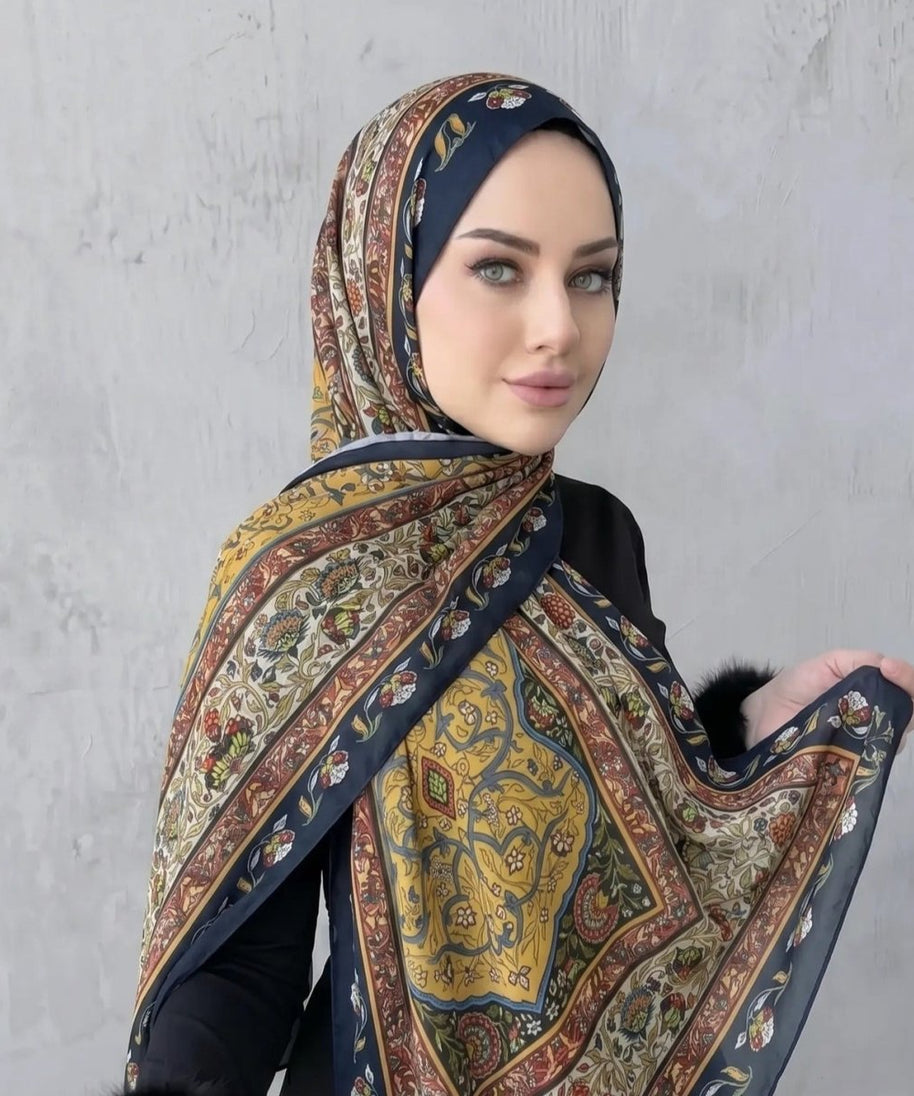 Printed Hijab Scarf(MH239)