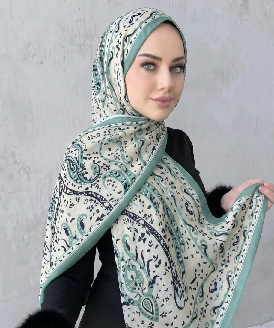 Printed Hijab Scarf(MH239)