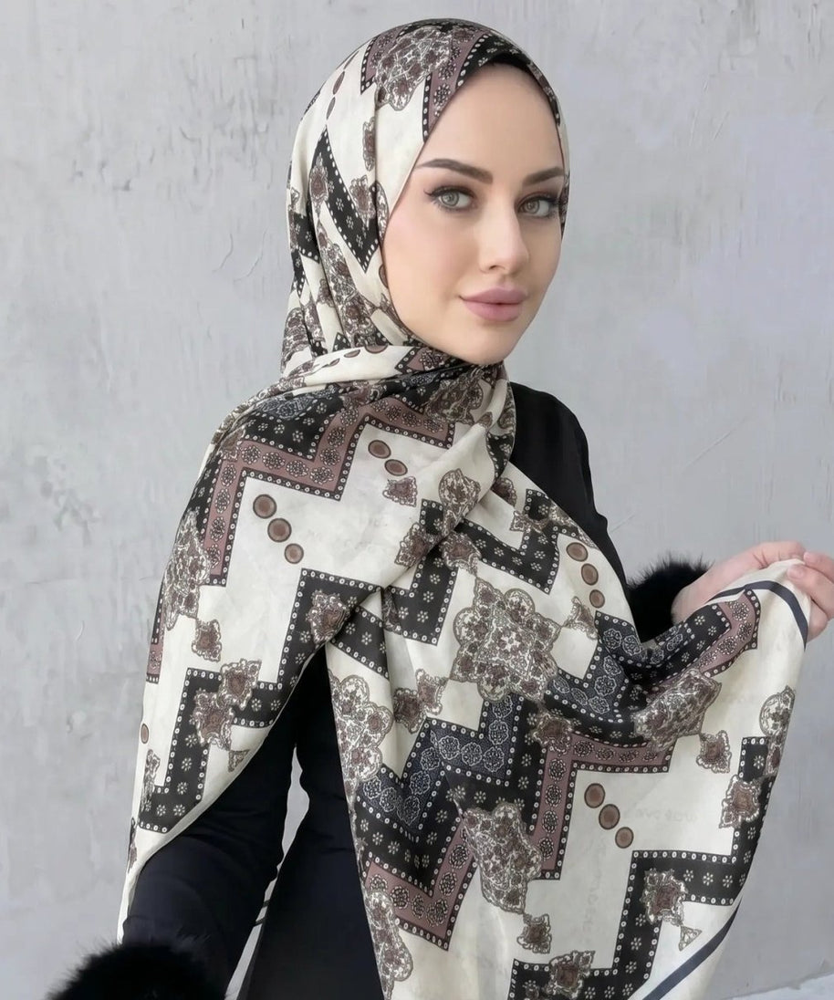 Printed Hijab Scarf(MH239)
