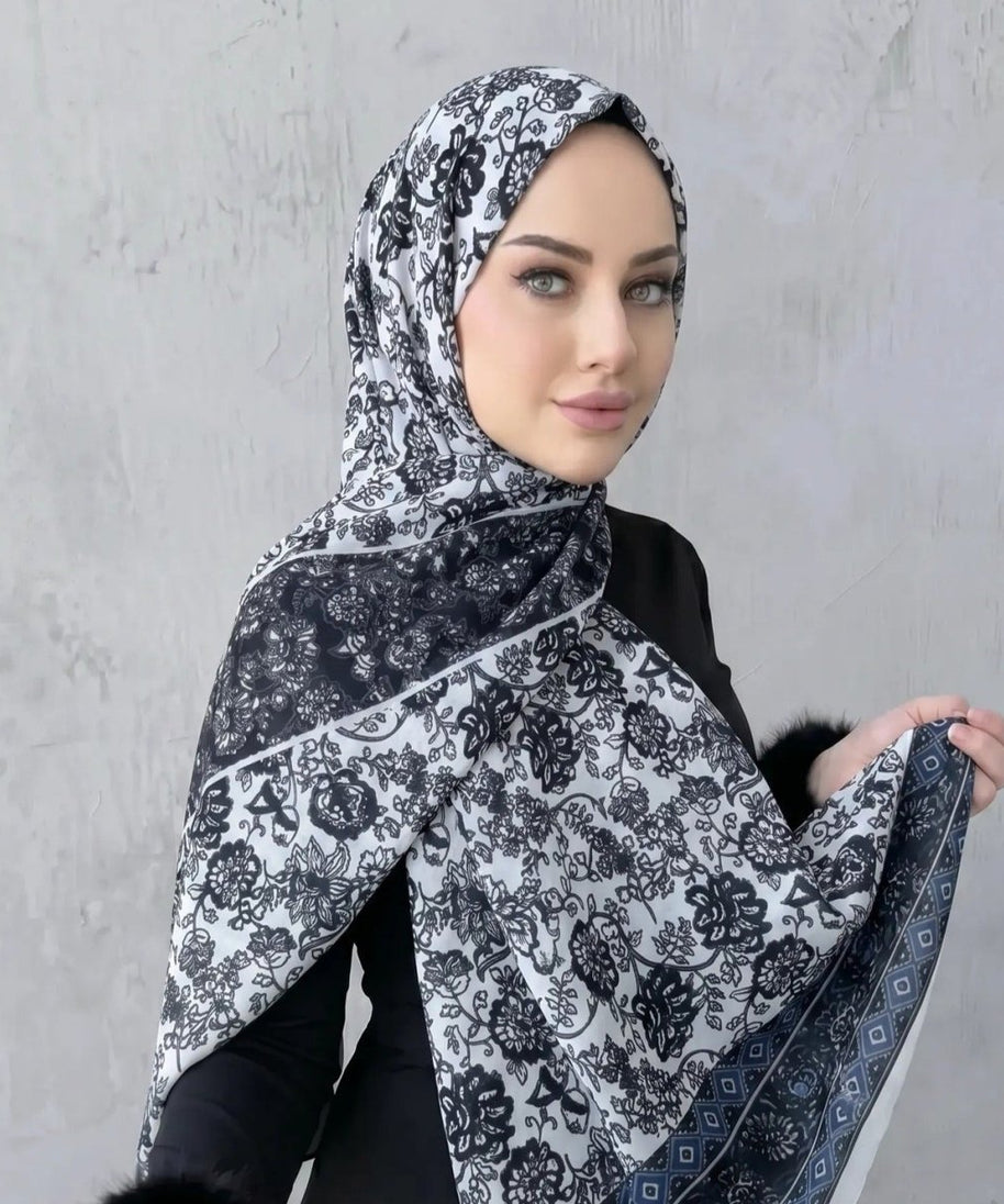 Printed Hijab Scarf(MH239)