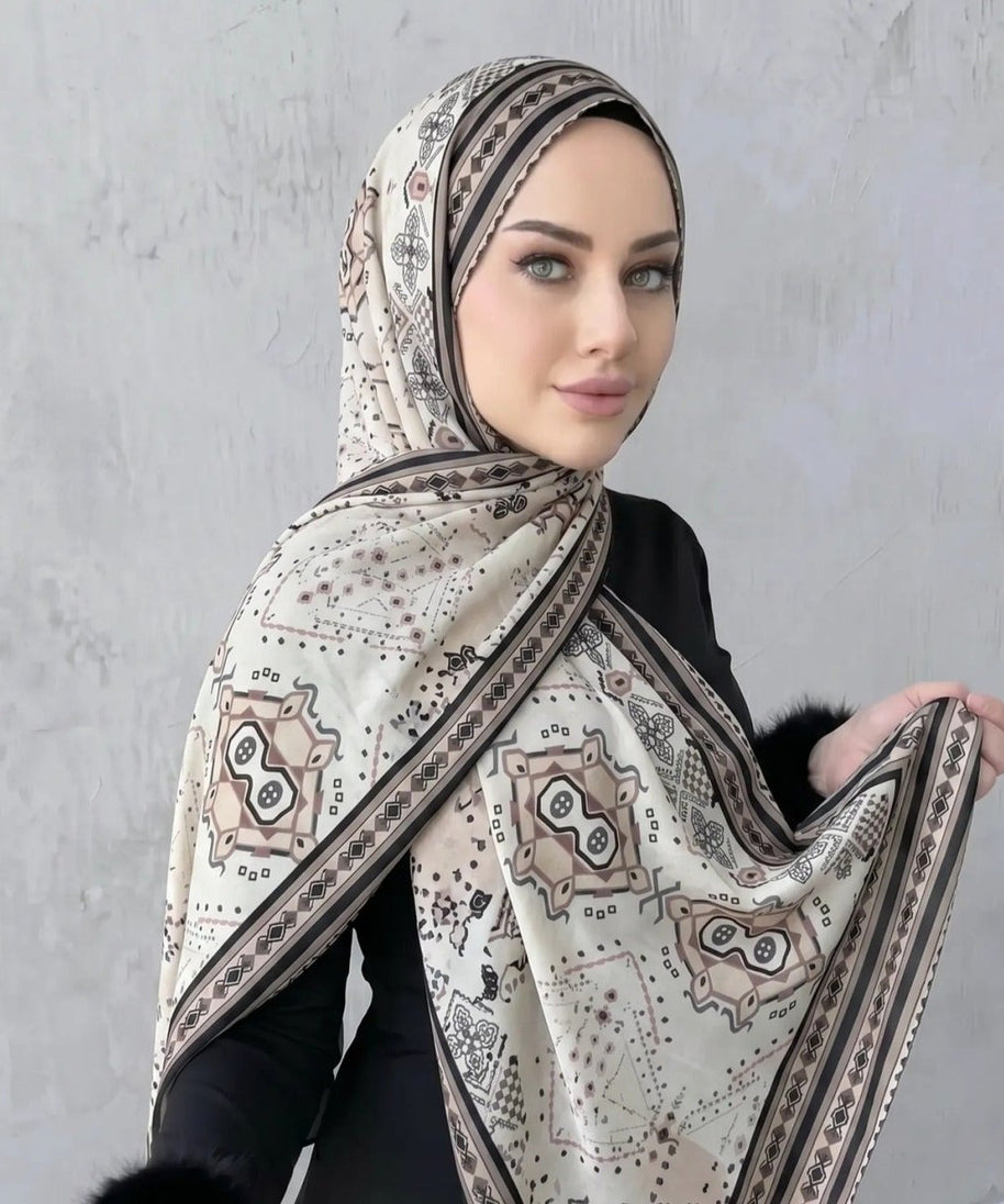 Printed Hijab Scarf(MH239)