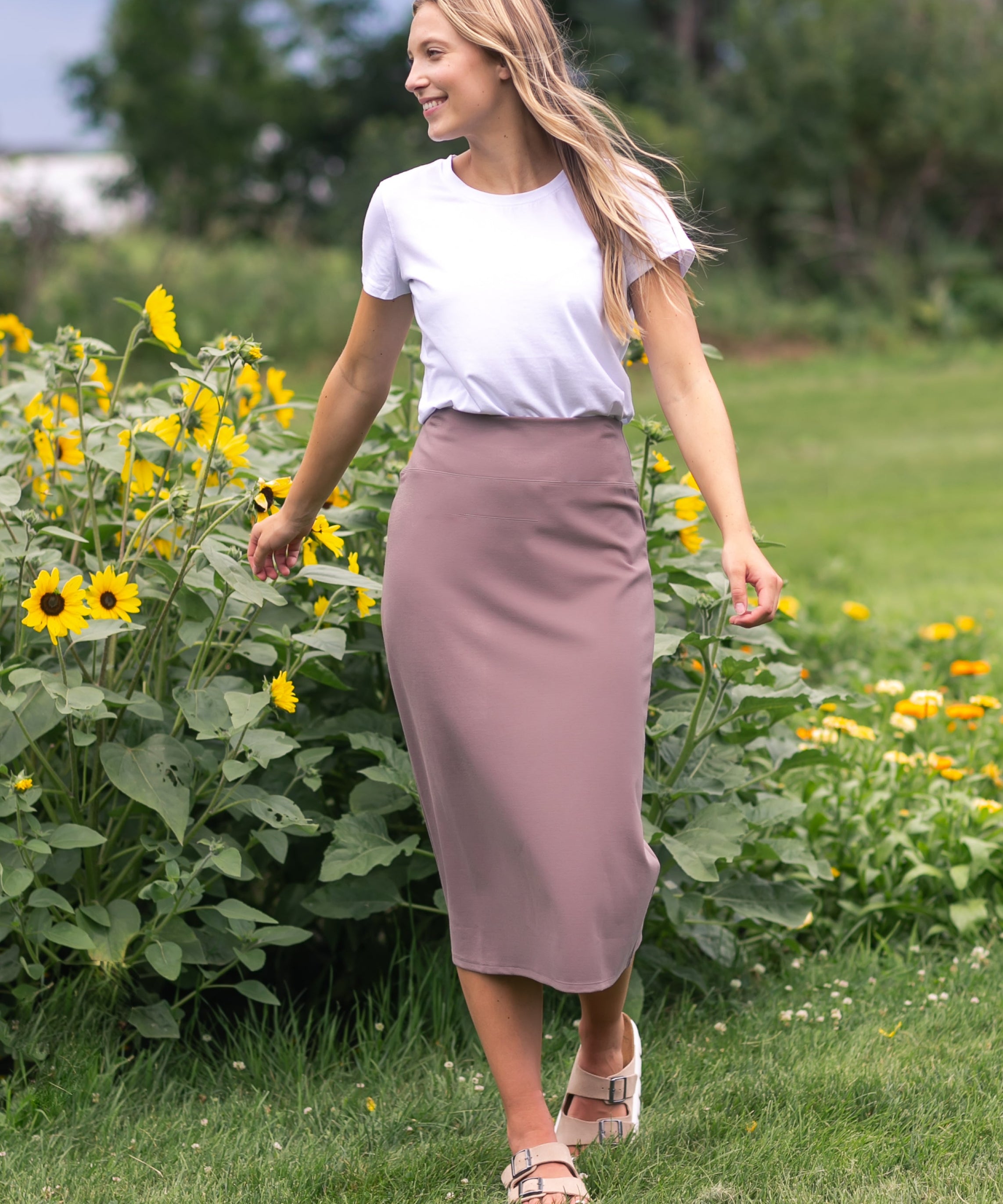 Quinn Midi Skirt 31 Inch - FINAL SALE