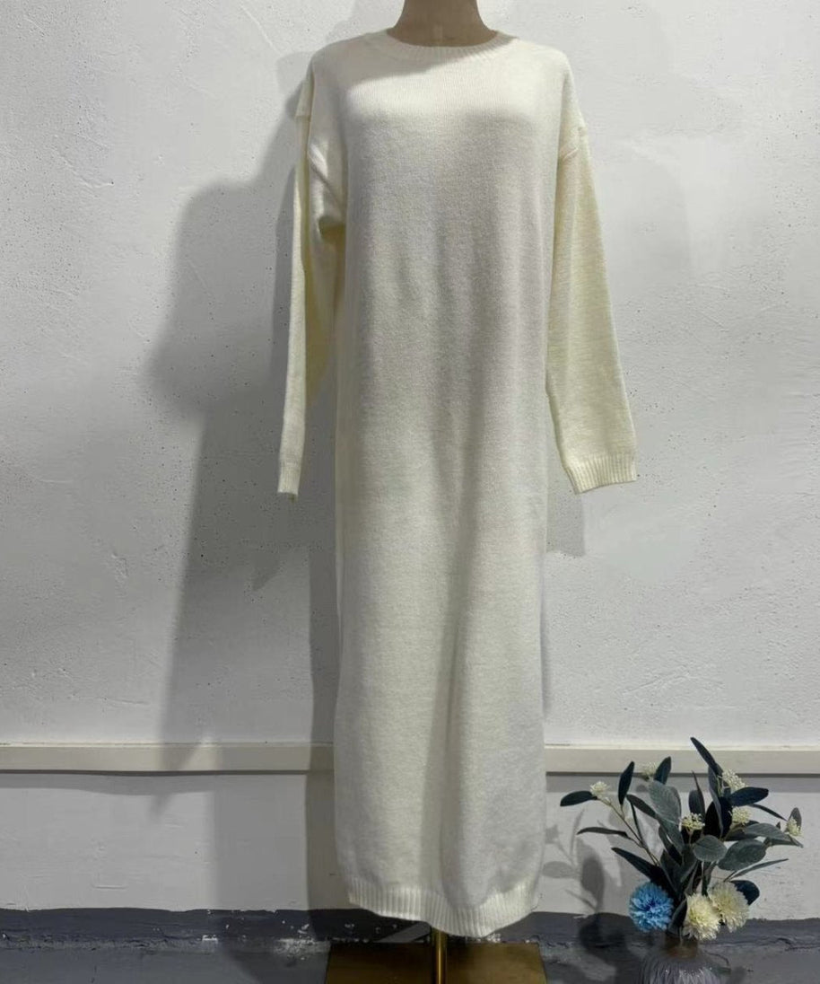 Ribbed Knit Maxi Dress(MS443)