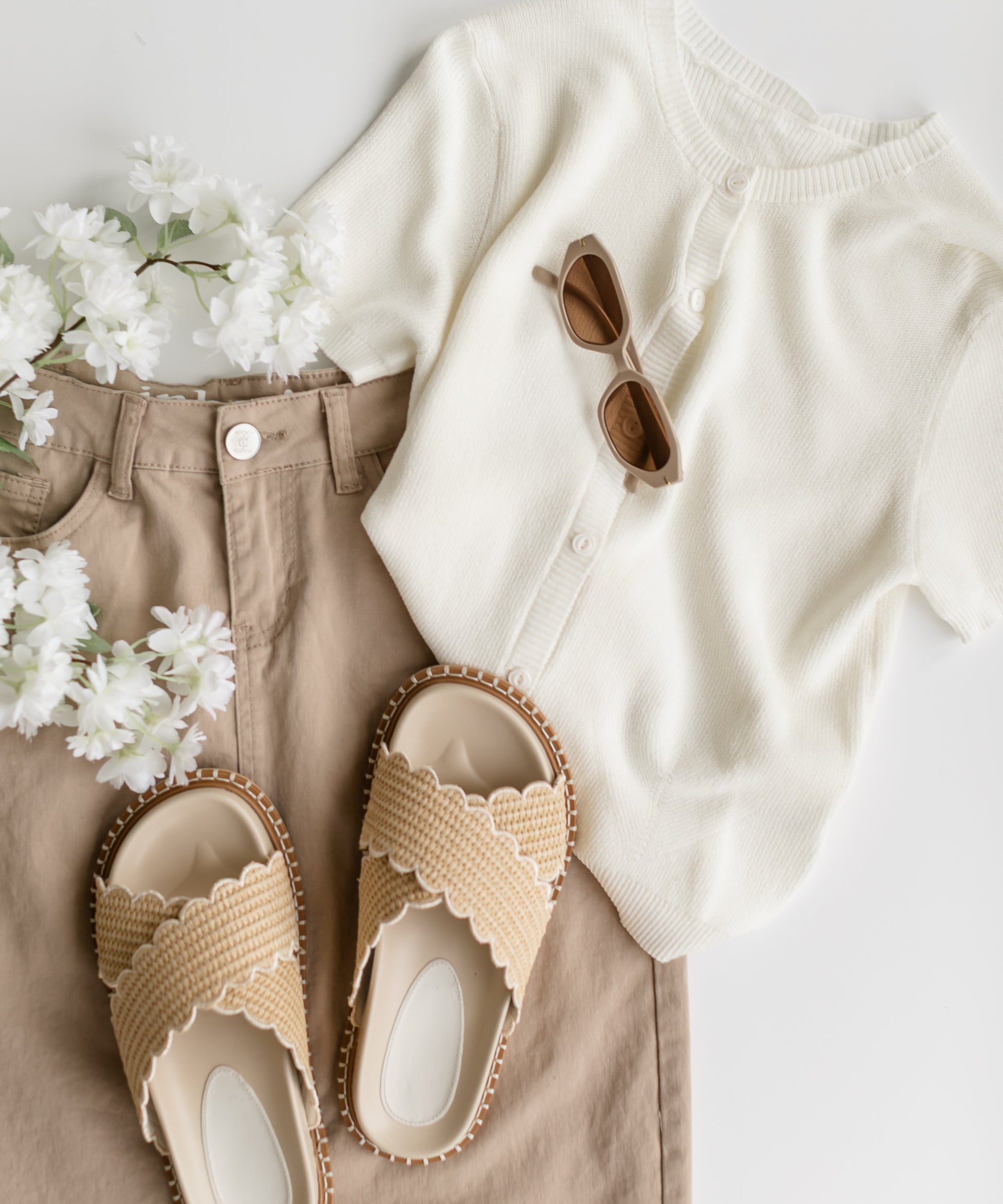Stella Simply Taupe Denim Maxi Skirt