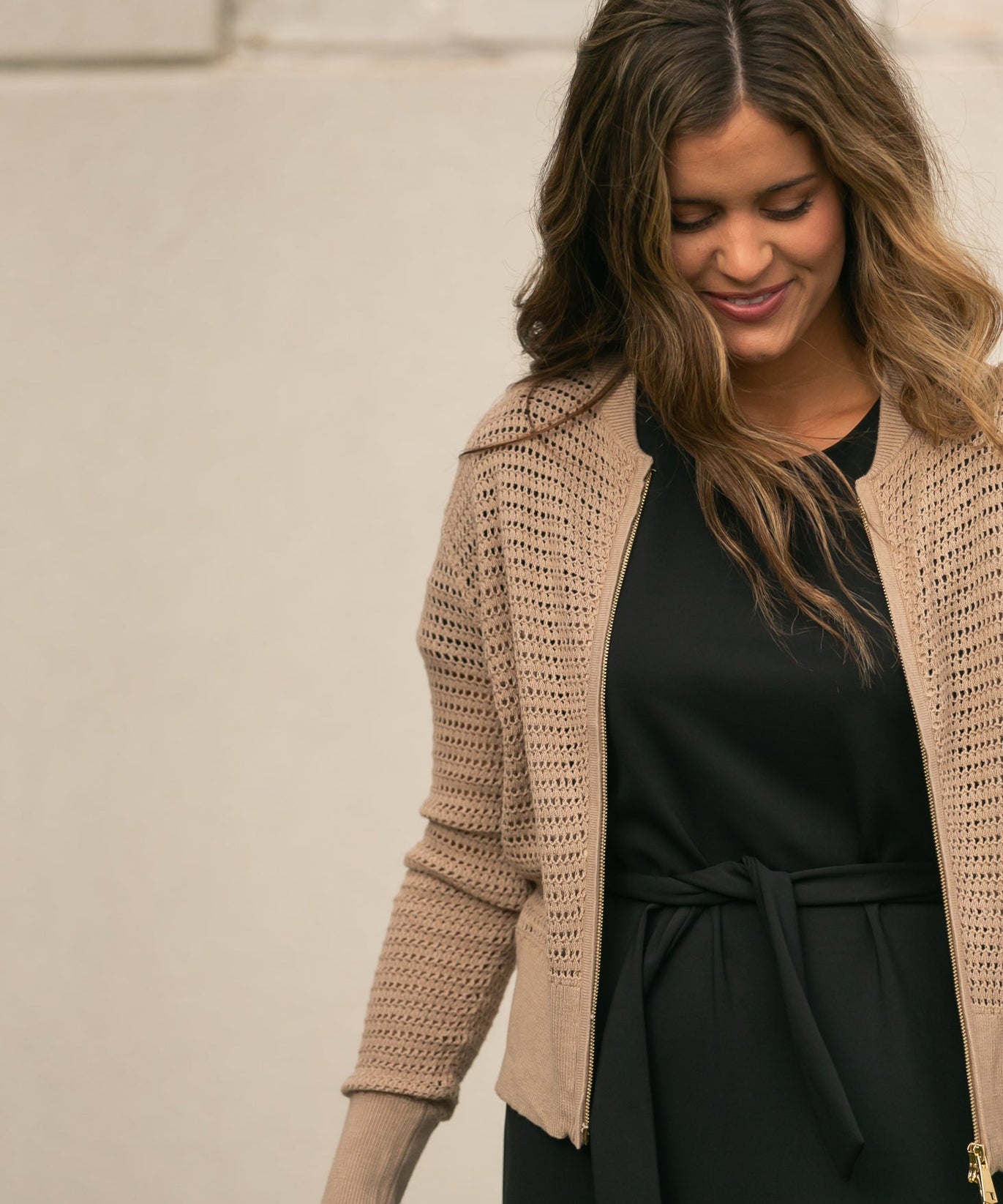 Tate Crochet Open Knit Cardigan
