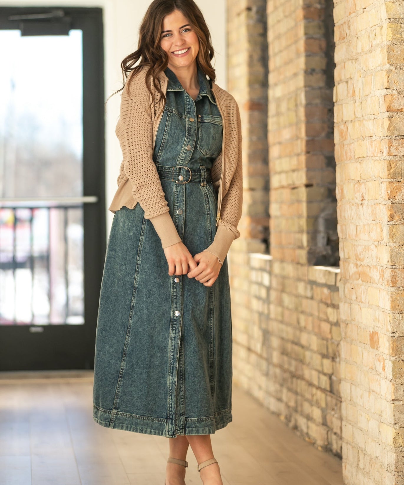Tate Crochet Open Knit Cardigan