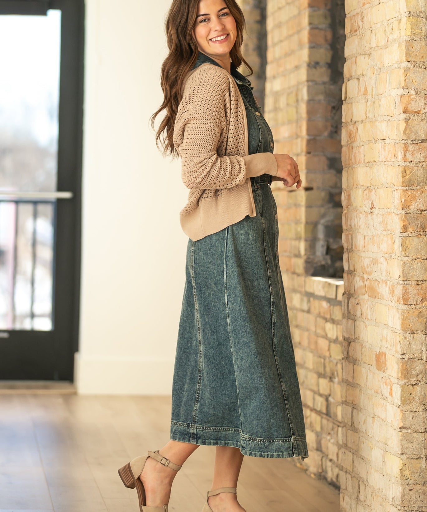 Tate Crochet Open Knit Cardigan