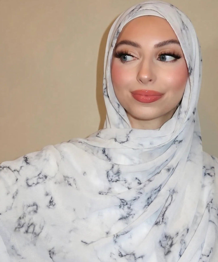 Watercolour Wash Hijab Scarf(MH240)