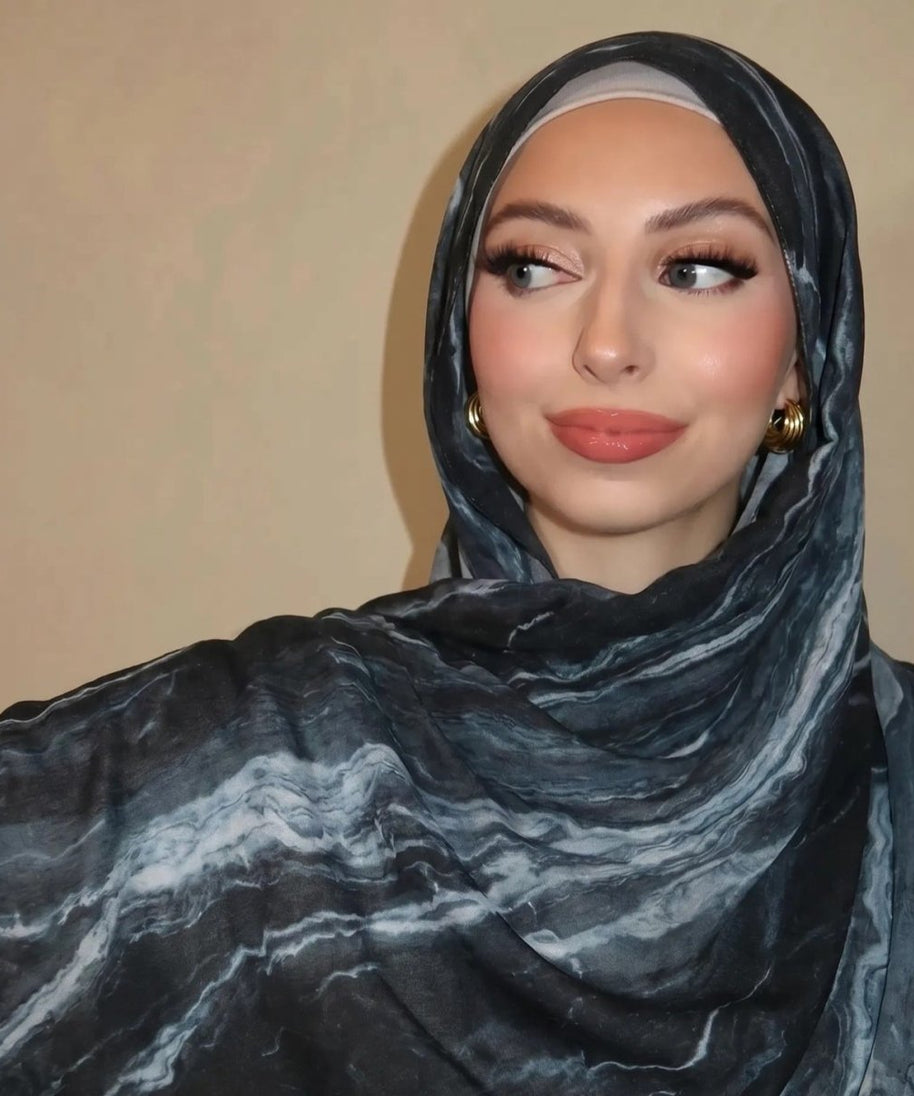 Watercolour Wash Hijab Scarf(MH240)