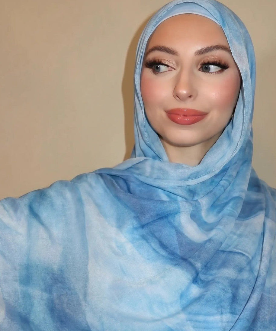 Watercolour Wash Hijab Scarf(MH240)