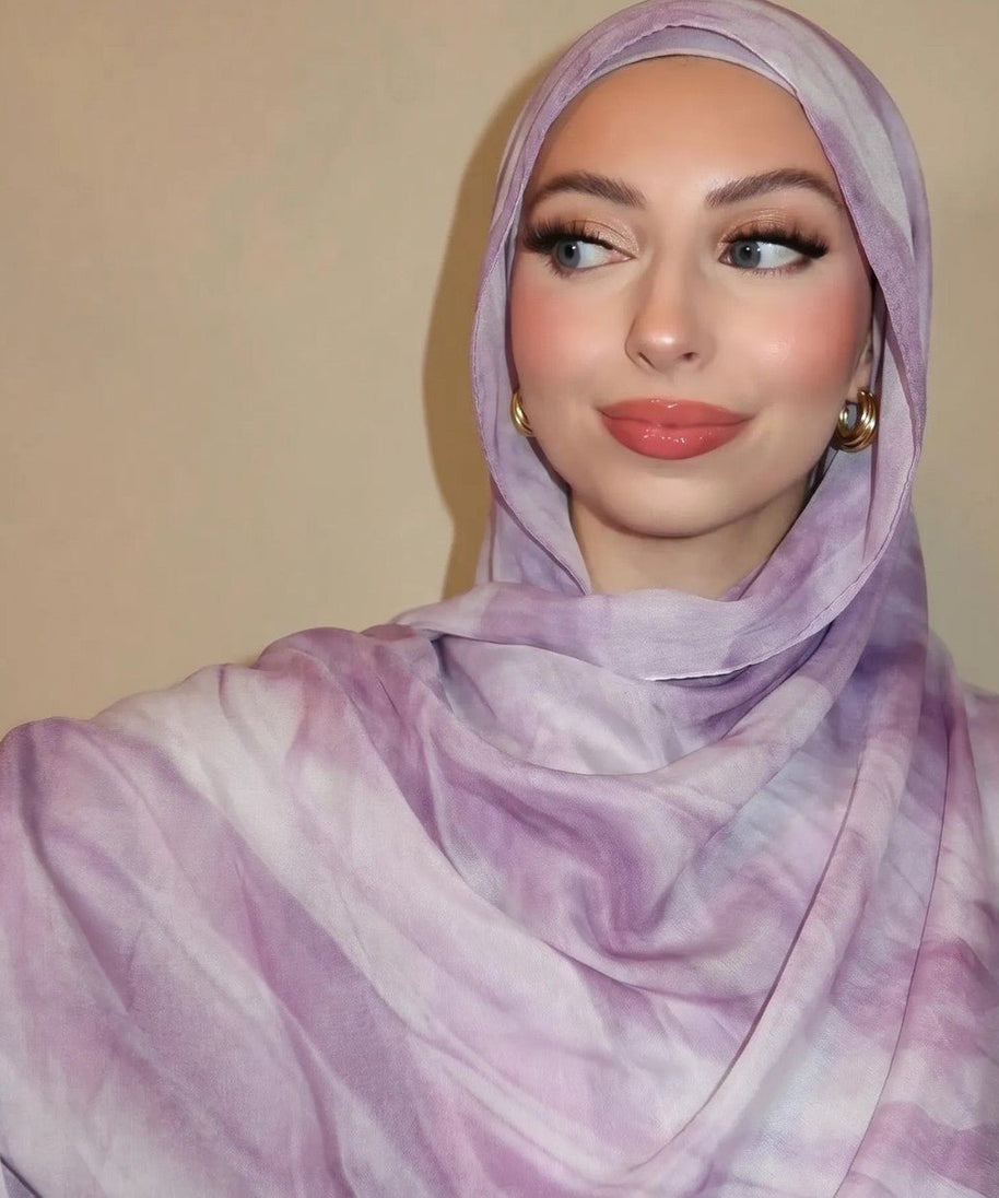 Watercolour Wash Hijab Scarf(MH240)