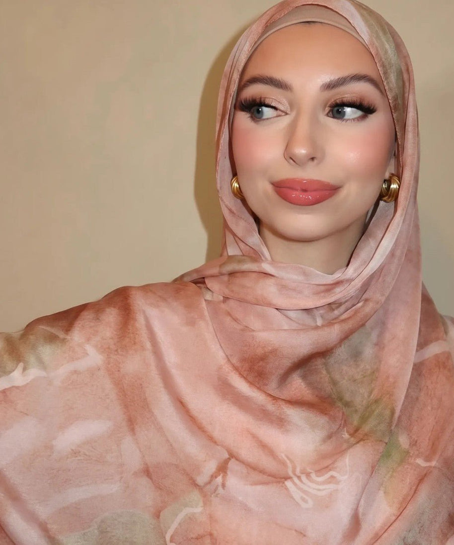 Watercolour Wash Hijab Scarf(MH240)