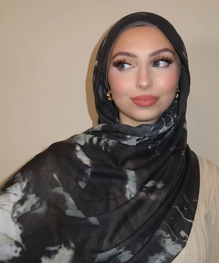 Watercolour Wash Hijab Scarf(MH240)