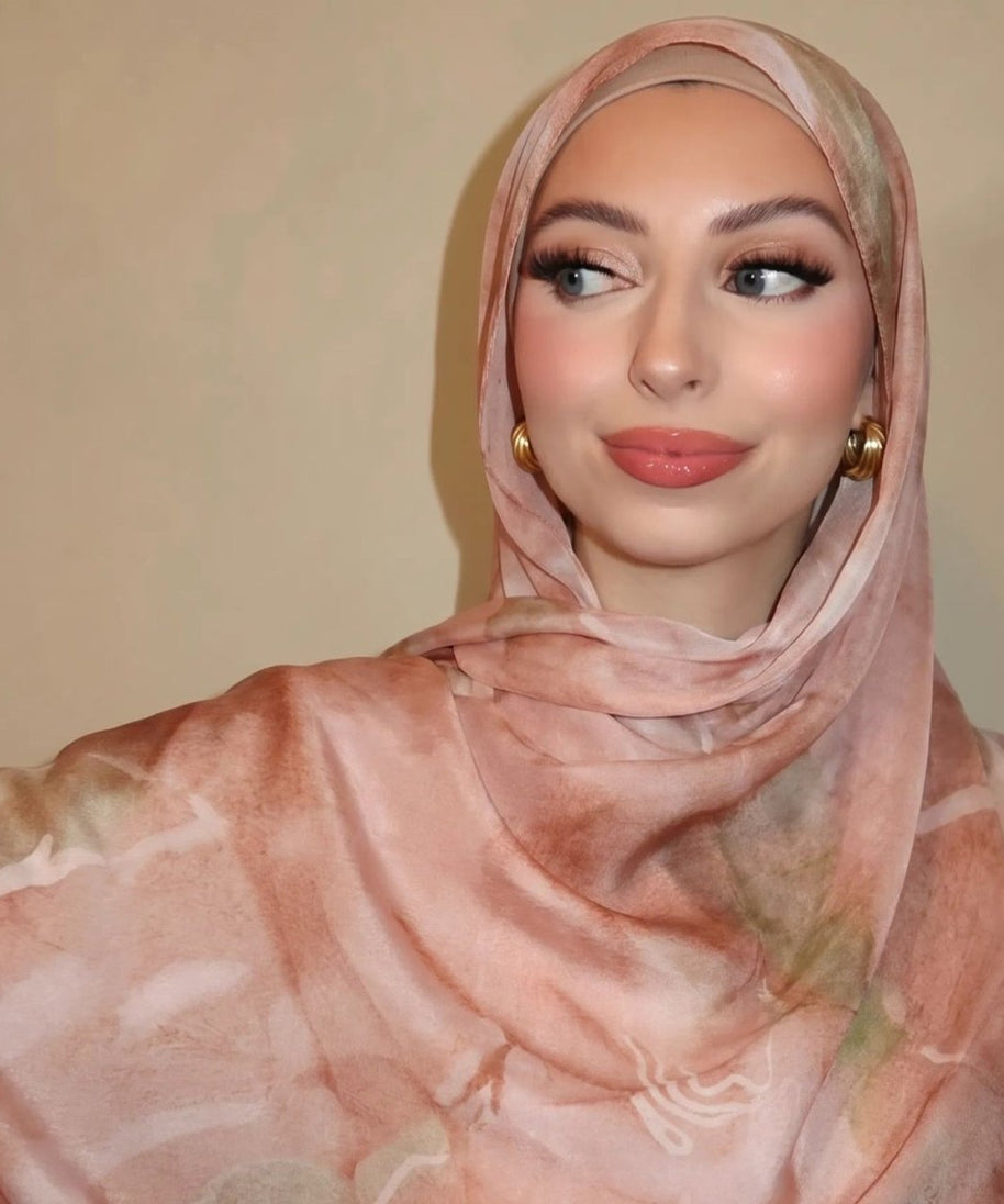Watercolour Wash Hijab Scarf(MH240)
