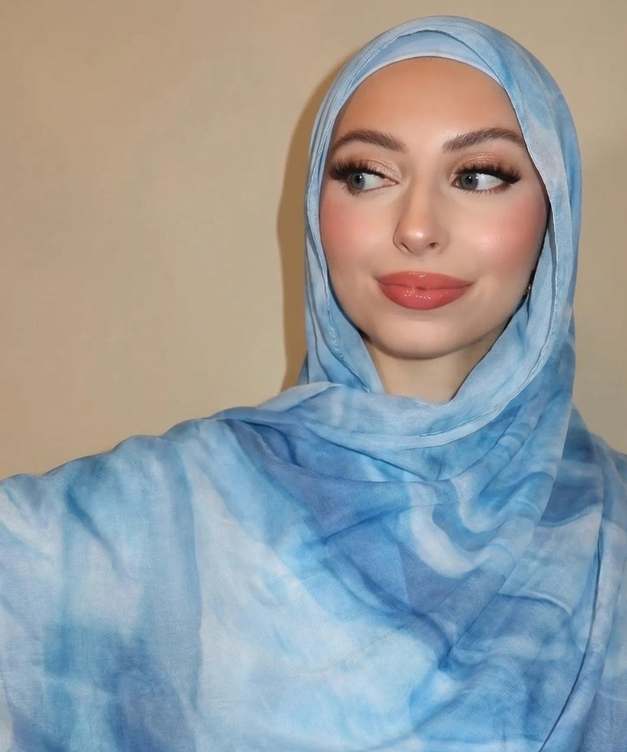 Watercolour Wash Hijab Scarf(MH240)