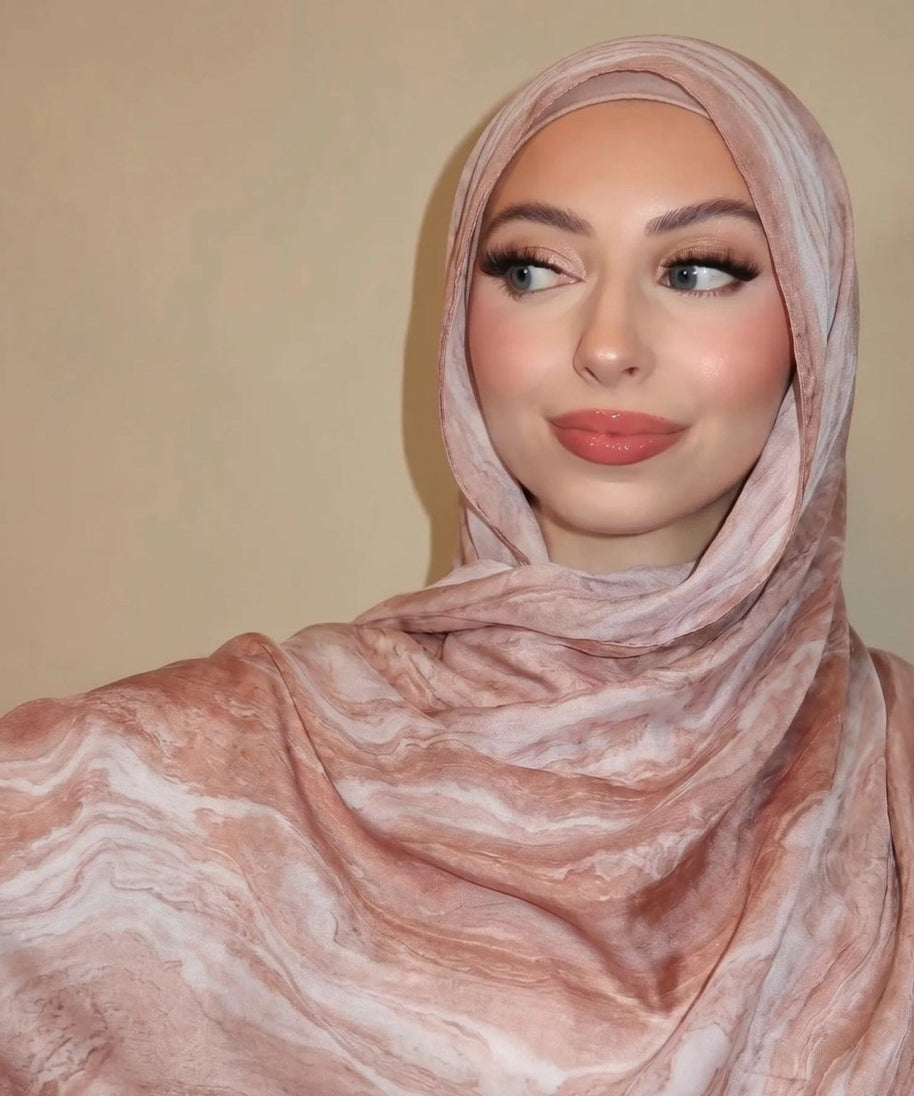 Watercolour Wash Hijab Scarf(MH240)