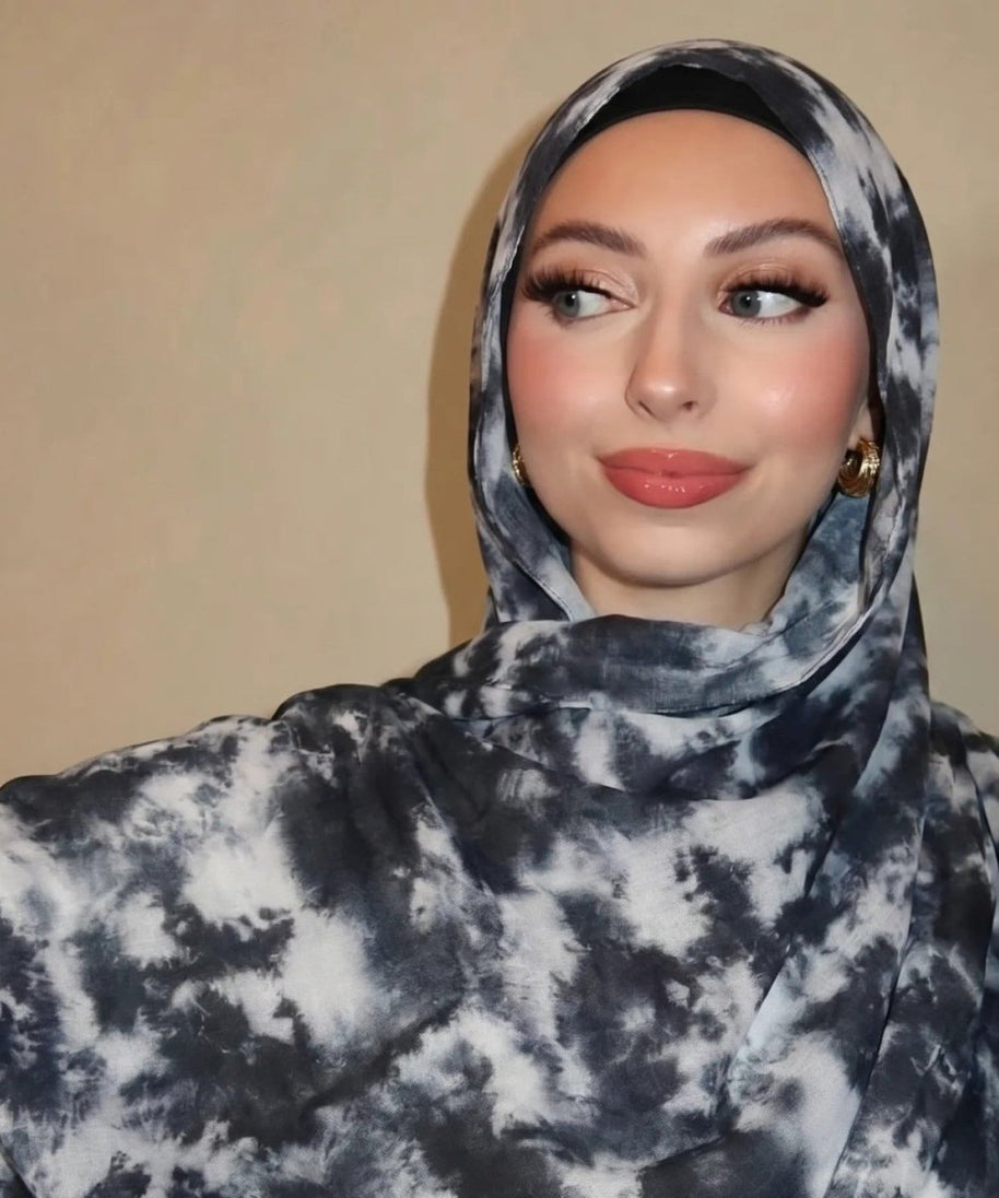 Watercolour Wash Hijab Scarf(MH240)