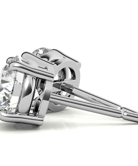 AGI Certified 1.50 CTW Lab Grown Diamond (G/VS) Stud Earrings