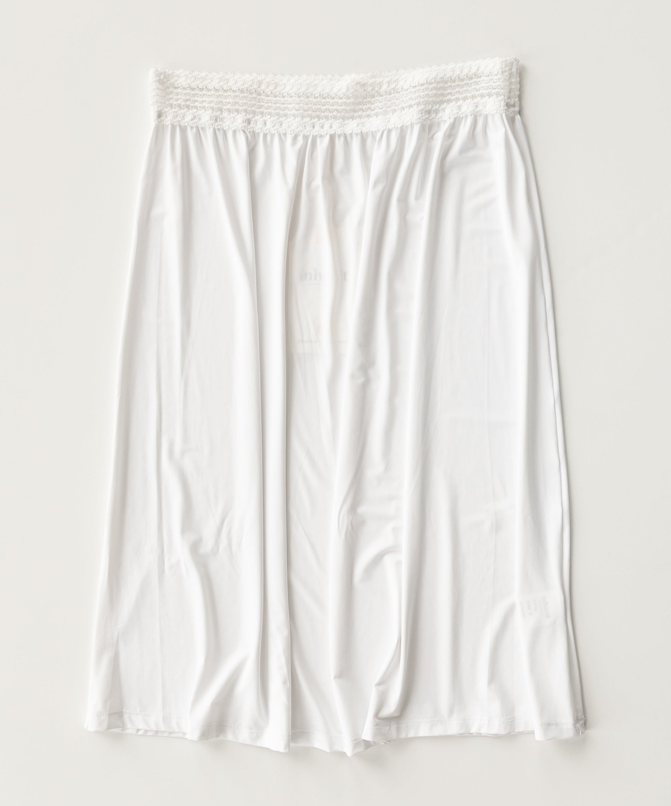 Women's White Half Slip